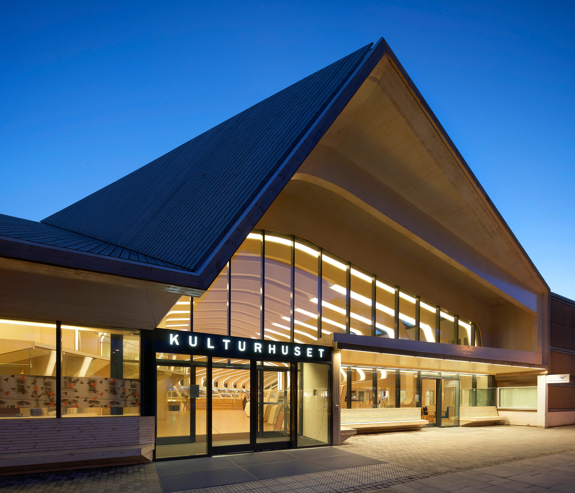 Vennesla Library - Kulturhuset _©Hufton+Crow